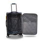 28" Brown Colour LVR PU Leather Luggage Lightweight Soft Material Trolley Bag Zaappy.com