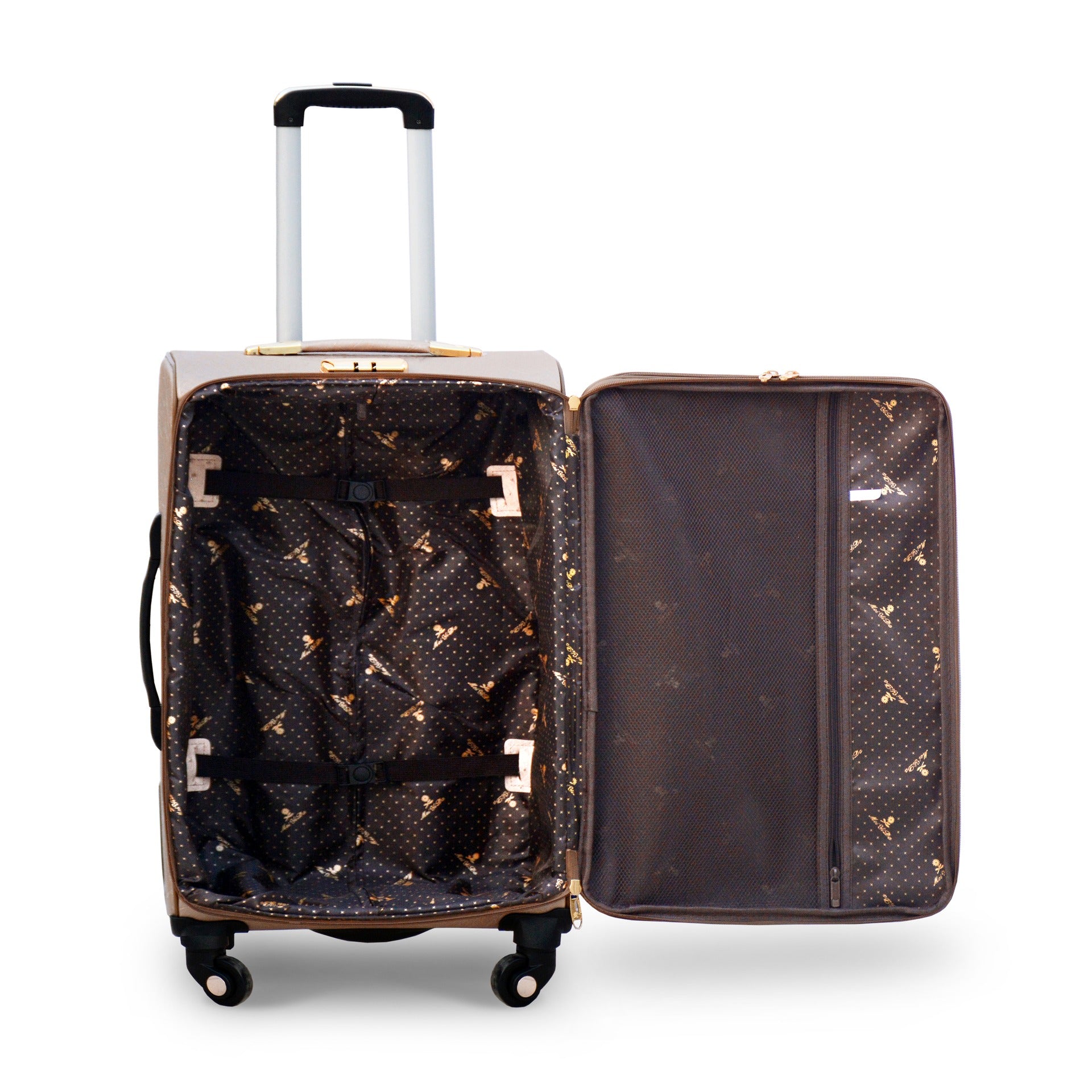 ASD PU Leather Line - Stone Rose Gold Material Luggage bags