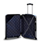 32" Silver Colour Travel Way ABS Luggage Lightweight Hard Case Trolley Bag Zaappy.com