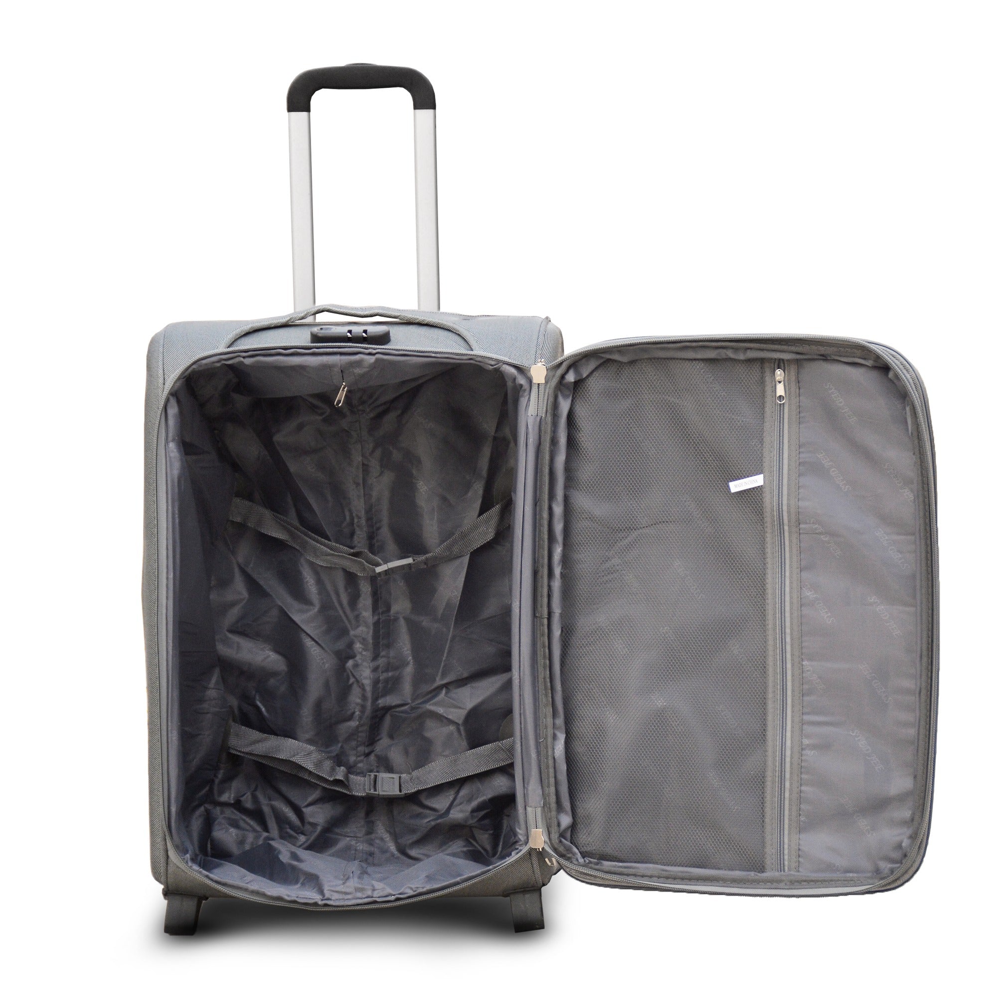 4 Pcs Set 20” 24” 28" 32 Inches Jian Grey 2 Wheels Soft Material Luggage | Soft Shell Lightweight | 2 Years Warranty