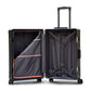 28" Green Colour Aluminium Framed 3D Diamond ABS Hard Shell Without Zipper Luggage Zaappy.com