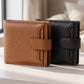 Oriyana Men 2 Fold Zipper Purse | LL 2622 Genuine Leather Button Wallet