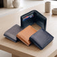 Oriyana Men Solid Sample Style Zipper Card Holder Purse | LL 2411 Leather Wallet