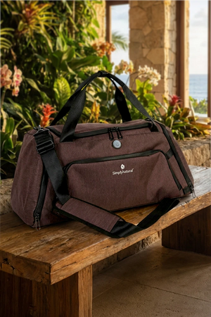 Ozone Sanitizing Sports Duffle Bag | Gym Travel | Shoe Compartment | Multi-functional | Adjustable Strap | Durable & Eco-friendly