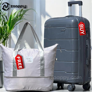 Medium Size 24 Inch Luggage Bag Unbreakable PP | Hand Carry Duffle Bag Combo