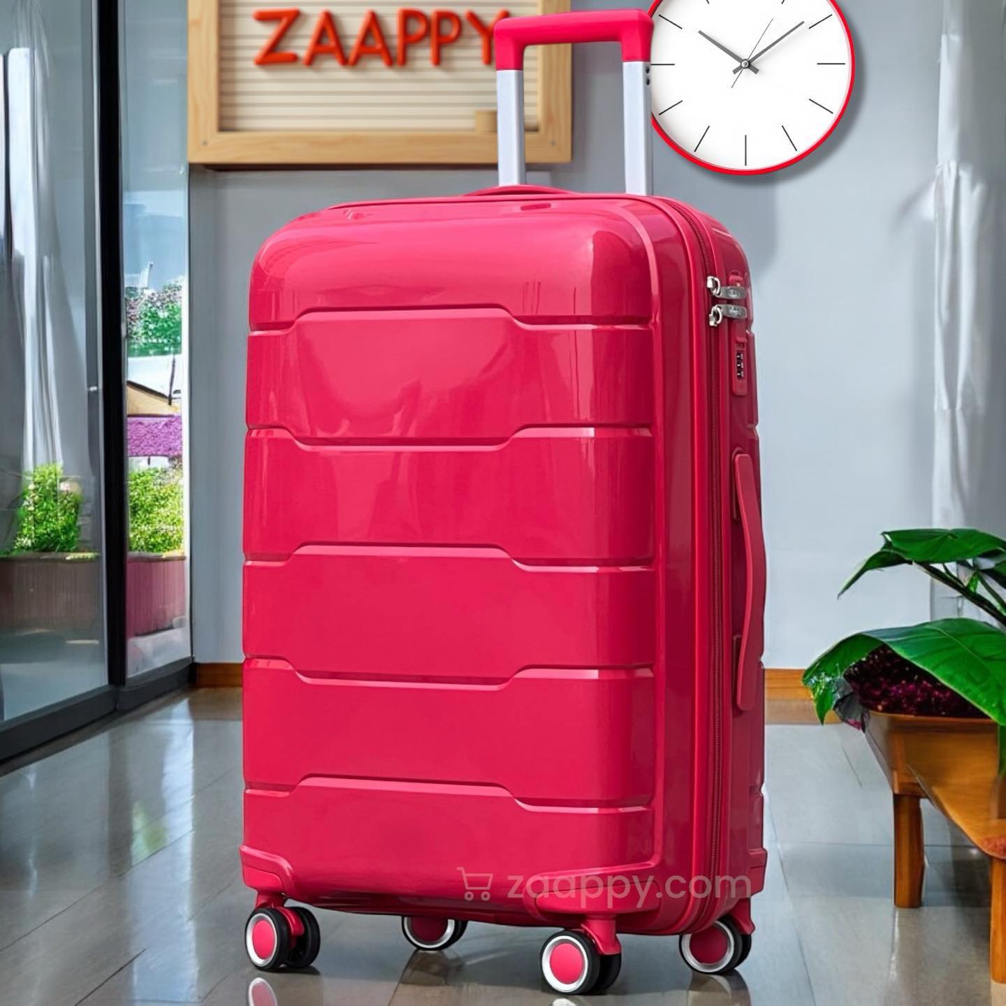 Medium Size 24 Inch Luggage Bag Unbreakable PP | Hand Carry Duffle Bag Combo