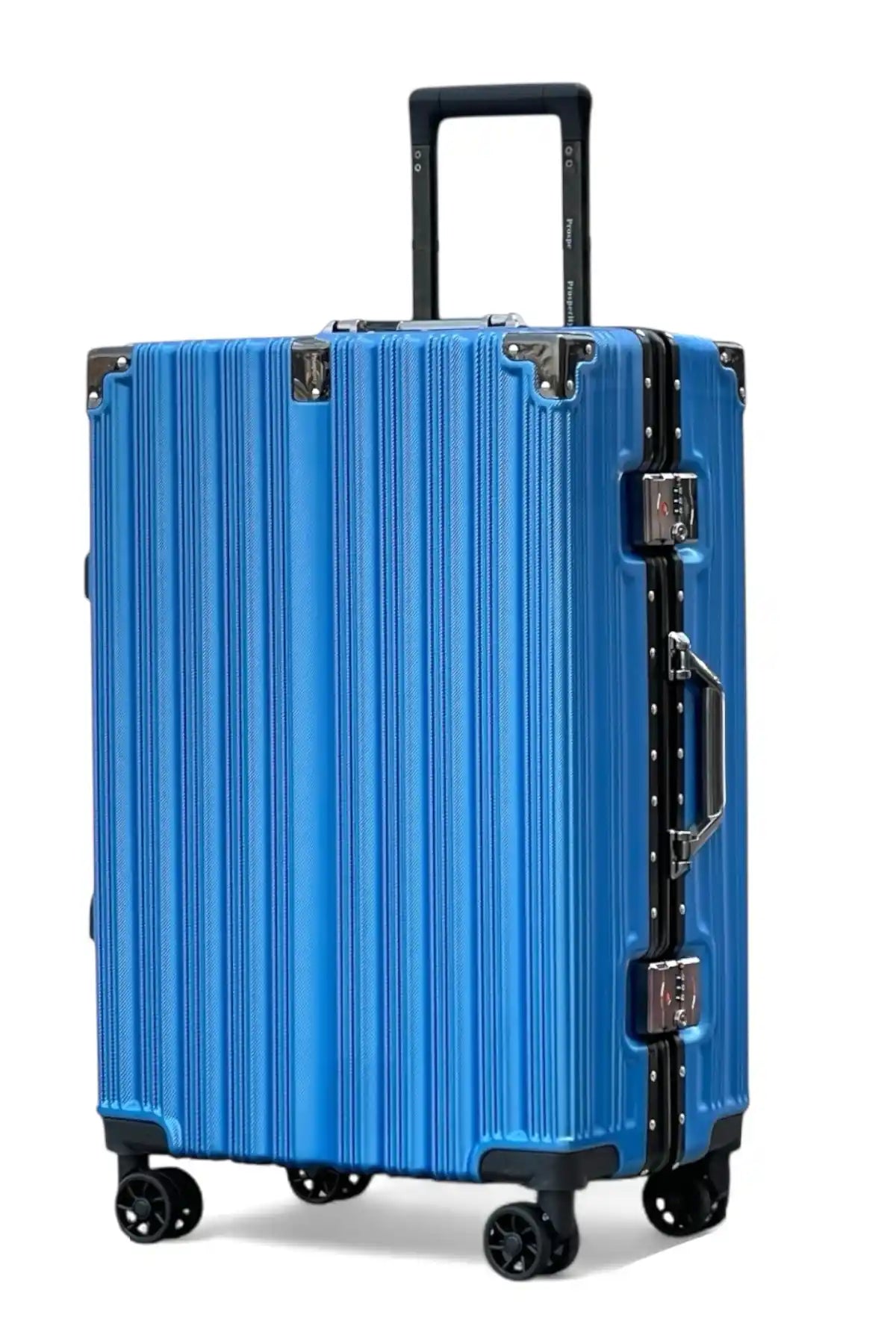 Prosp Premium Aluminum Hard Shell Luggage | Zipperless Suitcase Set with TSA Lock | Silent 360° Spinner Wheels | 3 Piece Set 20" 24" 28" Inches