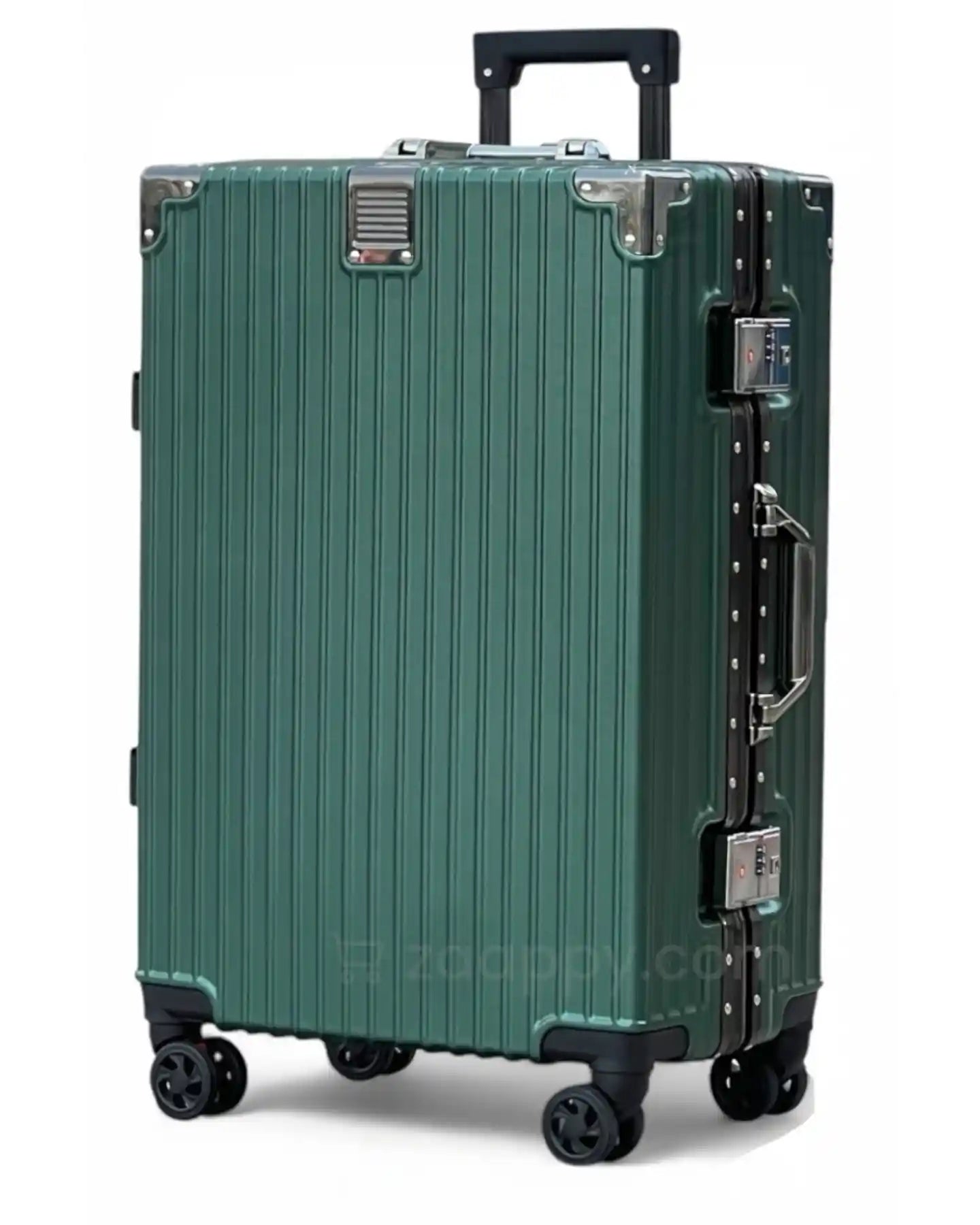 Prosp Premium Aluminum Hard Shell Luggage | Zipperless Suitcase Set with TSA Lock | Silent 360° Spinner Wheels | 3 Piece Set 20" 24" 28" Inches