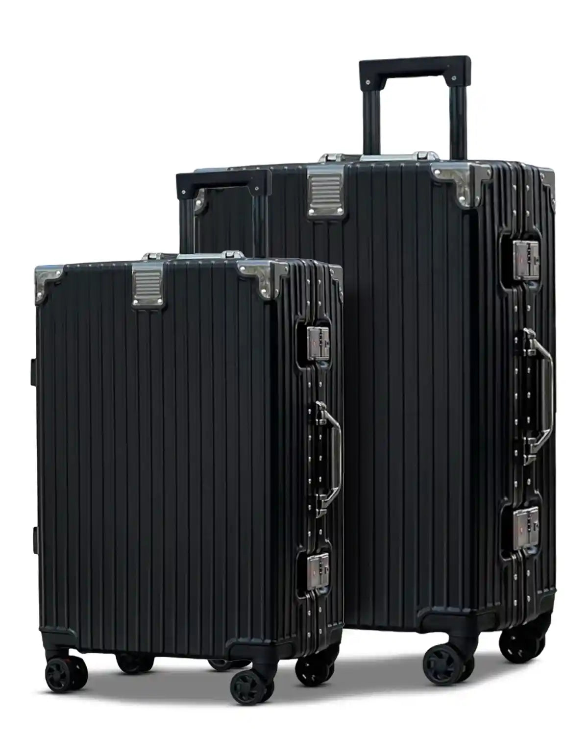 Prosp Premium Aluminum Hard Shell Luggage | Zipperless Suitcase Set with TSA Lock | Silent 360° Spinner Wheels | 3 Piece Set 20" 24" 28" Inches