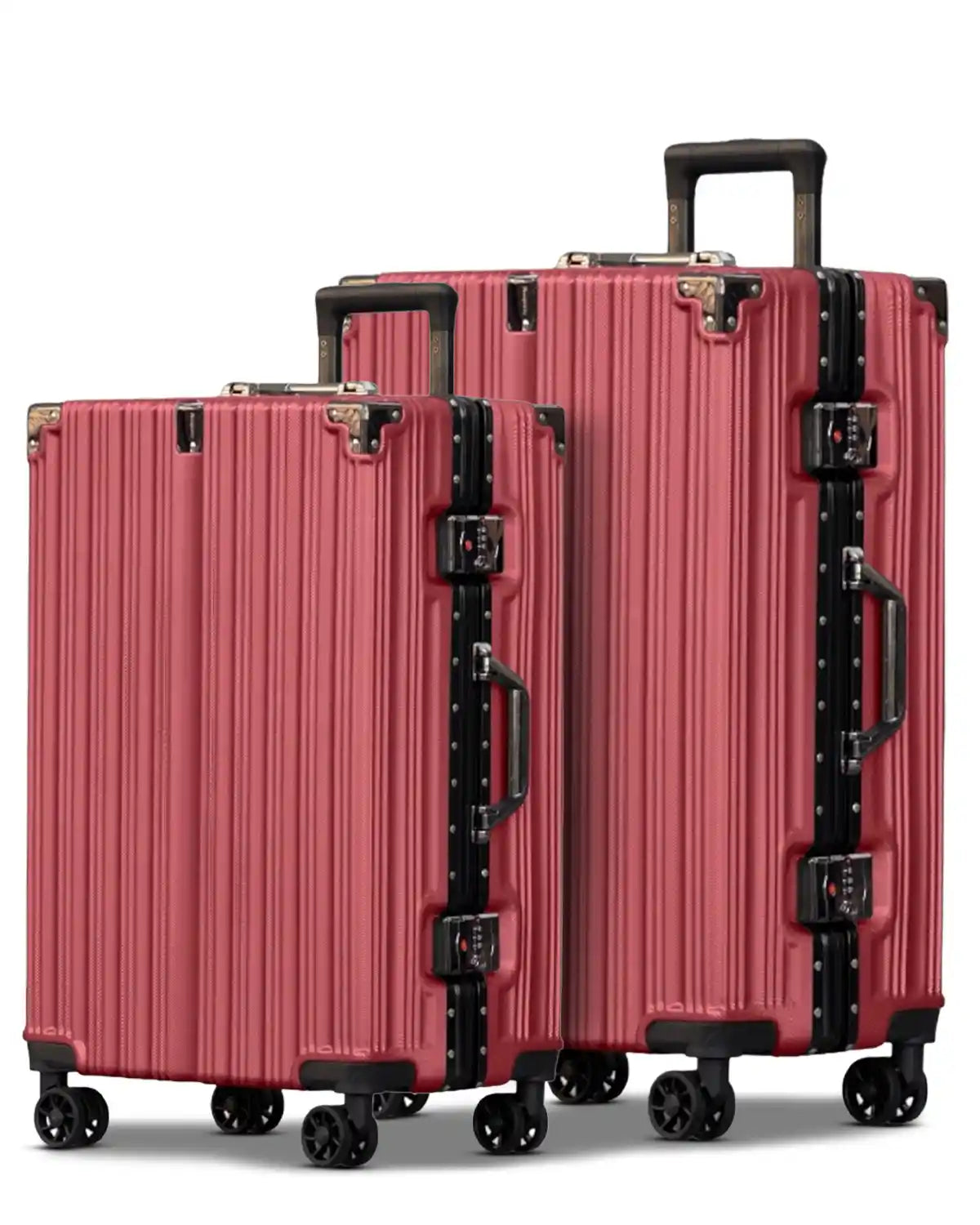Prosp Premium Aluminum Hard Shell Luggage | Zipperless Suitcase Set with TSA Lock | Silent 360° Spinner Wheels | 3 Piece Set 20" 24" 28" Inches