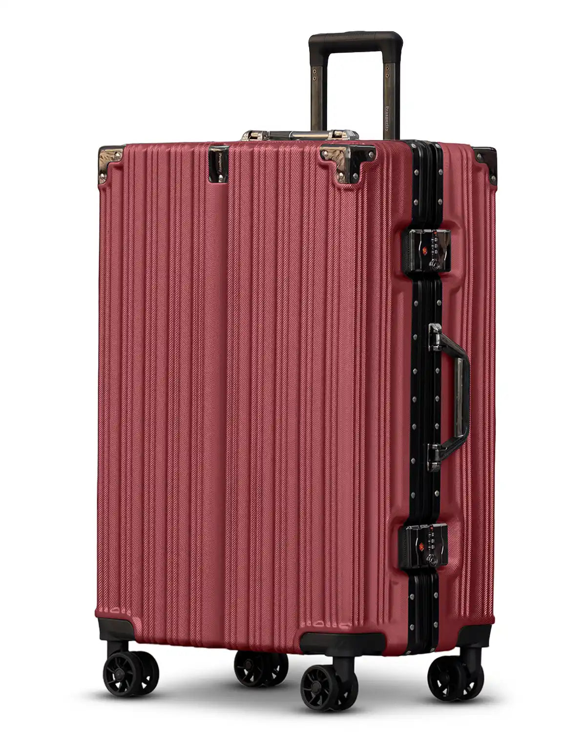 Prosp Premium Aluminum Hard Shell Luggage | Zipperless Suitcase Set with TSA Lock | Silent 360° Spinner Wheels | 3 Piece Set 20" 24" 28" Inches