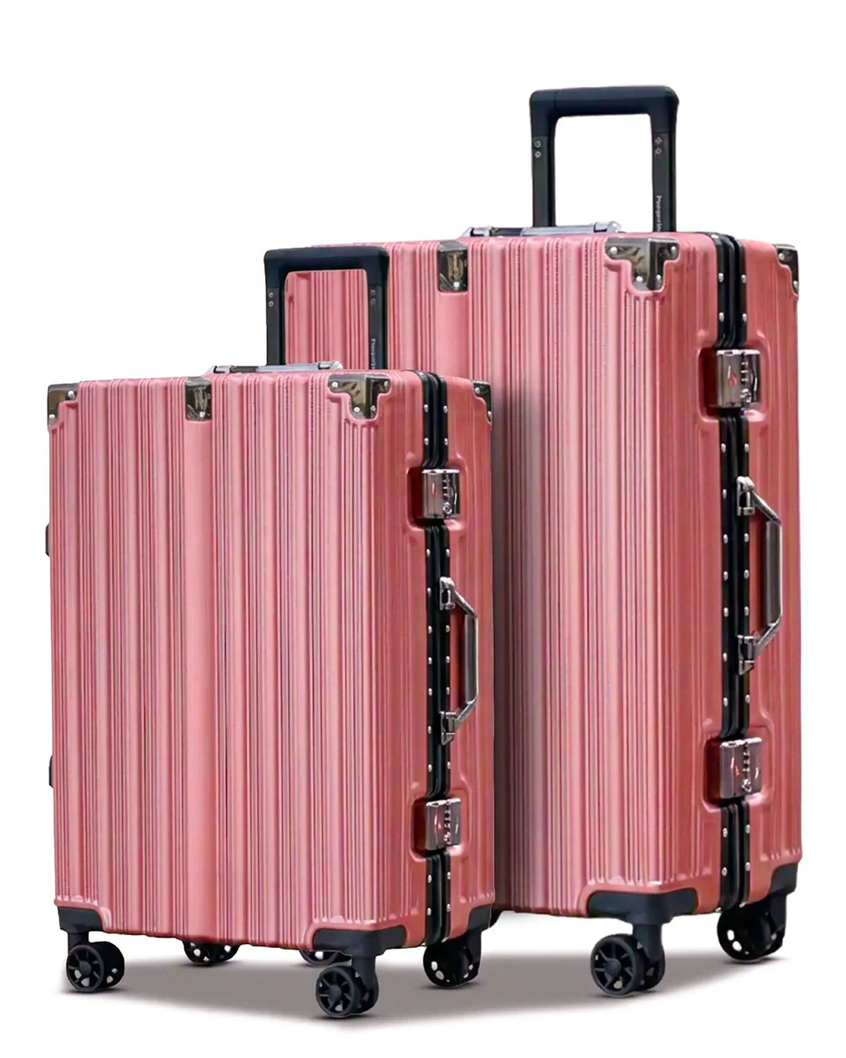 Prosp Premium Aluminum Hard Shell Luggage | Zipperless Suitcase Set with TSA Lock | Silent 360° Spinner Wheels | 3 Piece Set 20" 24" 28" Inches