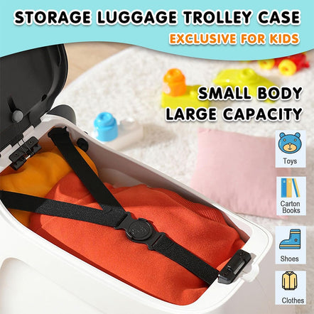 Panda Ride Kids Luggage | Ride-On Suitcase for Toddlers | Lightweight & Durable | 3-6 Years Travel Companion