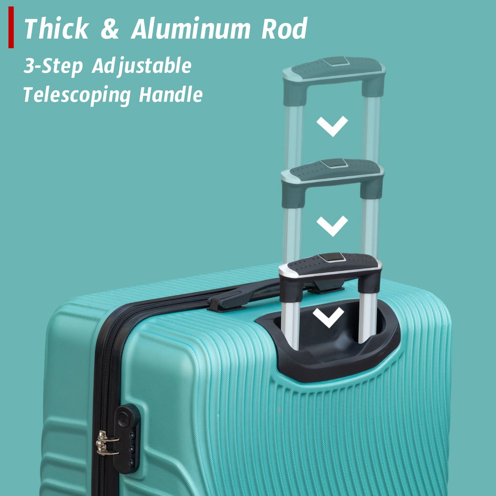 Lightweight Luggage Medium Size Check in and Cabin Size Combo Set | Backpack Free