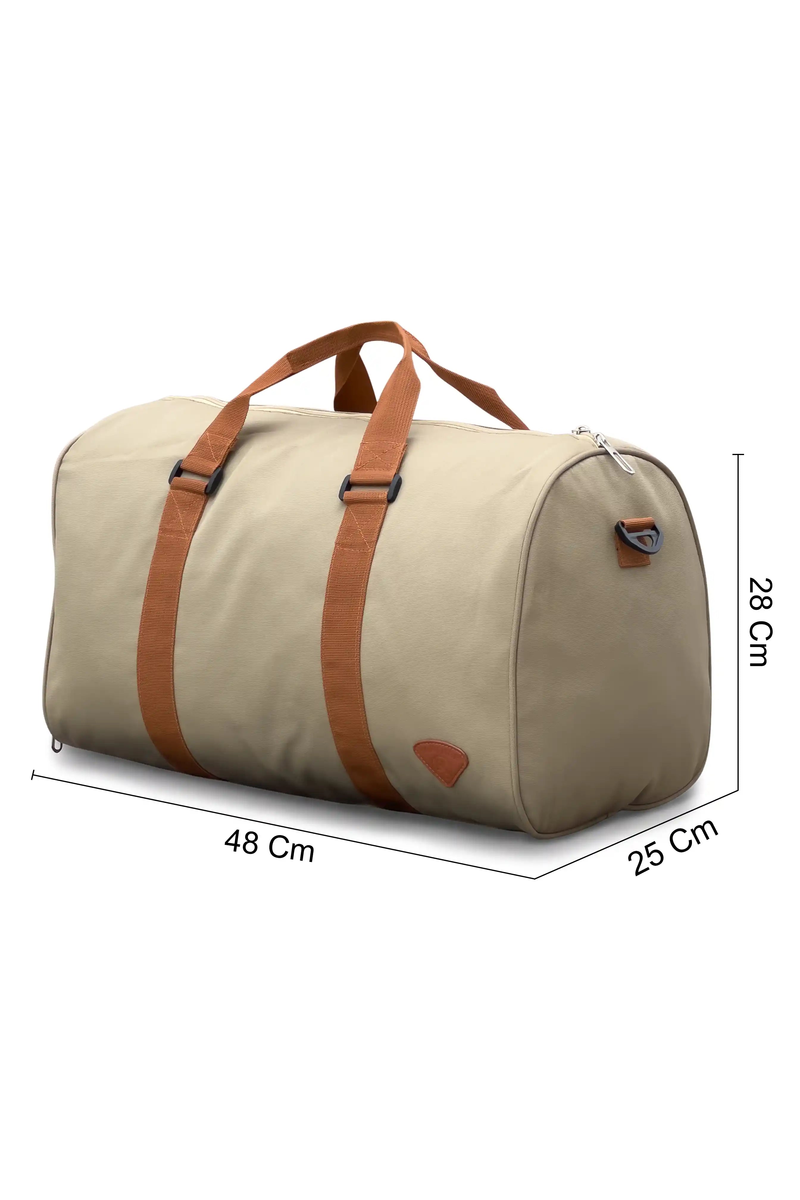 Elegant Partner Textured Duffle Bag with Shoe Compartment – Stylish Travel & Gym Bag