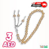 FLASH SALE ⚡ Small Stone Pearl Tasbeeh Circular Prayer 33 Beads