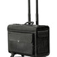 Premium PU leather Carry On Suitcase with spinner wheels