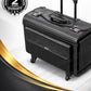 Premium PU leather Carry On Suitcase with Two Year Warranty