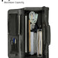 Premium PU leather Carry On Suitcase with spinner wheels