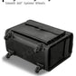 Premium PU leather Carry On Suitcase with spinner wheels