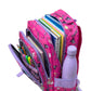 16 Inch Pink Wonder  Character Printed School Bag for 4 to 12 Years, Lightweight with Multiple storage compartments