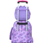 17 Inch Pink Fantasy 3 Pcs School Bag, Lightweight With Multiple Compartments , Adjustable Padded Straps and telescopic handle