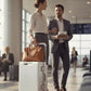 Polite Wide Handle Hard Shell Aluminium Lightweight Cabin Luggage with Smooth Silent Spinner Wheels