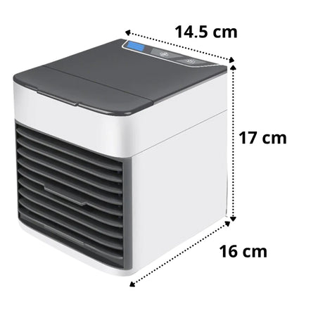 Evaporative Mini Air Conditioner | 3-in-1 Portable USB Air Cooler Fan