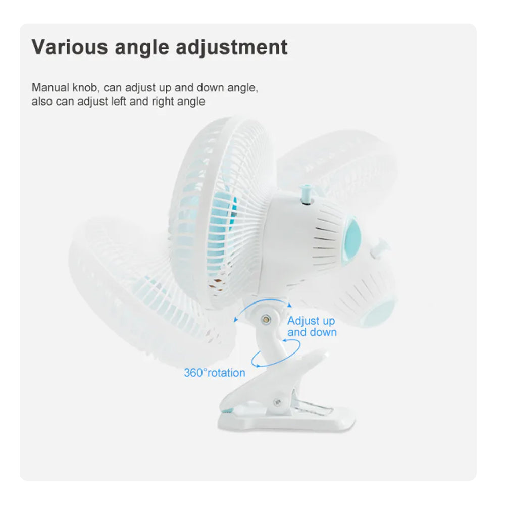 Wired Clipping Swing Fan for Cool Winds | Medium Size Fan