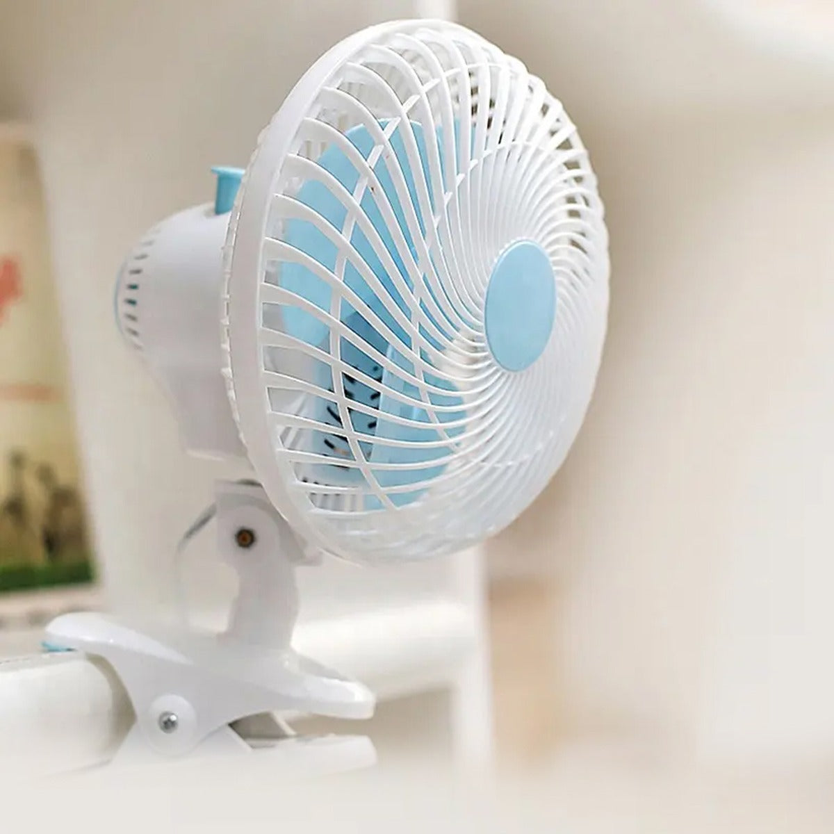 Portable Clipping Swing Fan | Medium Size Fan Zaappy.com