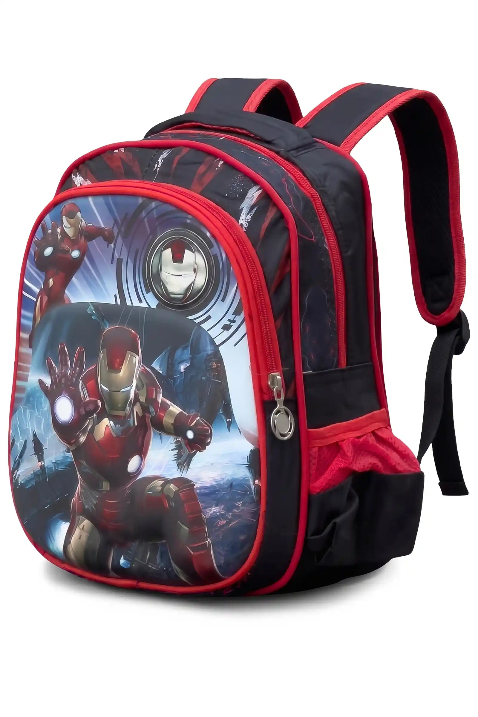12 Inch Cute Cartoon Character Printed Lightweight School Bag, 4-7 Years With Adjustable Strap Buckle