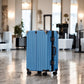 24 Inch Premium Aluminum Hard Shell Luggage | Zipperless Suitcase with TSA Lock | Silent 360° Spinner Wheels