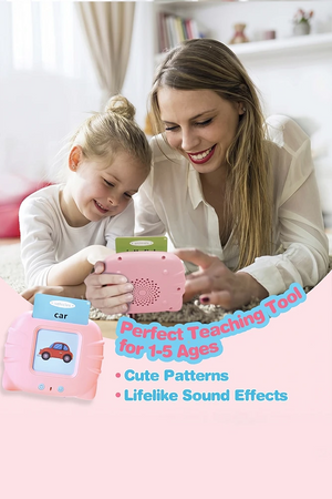 Preschool Typewriter Children Gift | Card Word Reader Early Education Toy