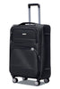 20 Inch Cabin Size Carry On Prestige Premium Nylon Expandable Lightweight Soft Shell Luggage Bag With Combination Lock And Telescopic Handle