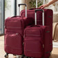 Prestige Premium Nylon Expandable Lightweight 3 Pcs Set (20/24/28 Inch) Soft Shell Luggage Bag With Combination Lock And Telescopic Handle