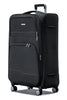 28 Inch Large Size Checked In Prestige Premium Nylon Expandable Lightweight Soft Shell Luggage Bag With Combination Lock And Telescopic Handle