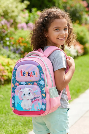 Printed Lightweight Kids School Bag | Cute Colorful Animal Printed Backpacks