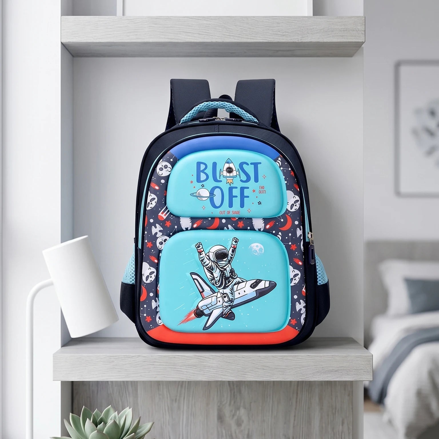 Printed Lightweight Kids School Bag | Cute Colorful Animal Printed Backpacks