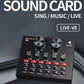 Professional Studio Recording Microphone BM 800 | V8 Live Sound Card Combo