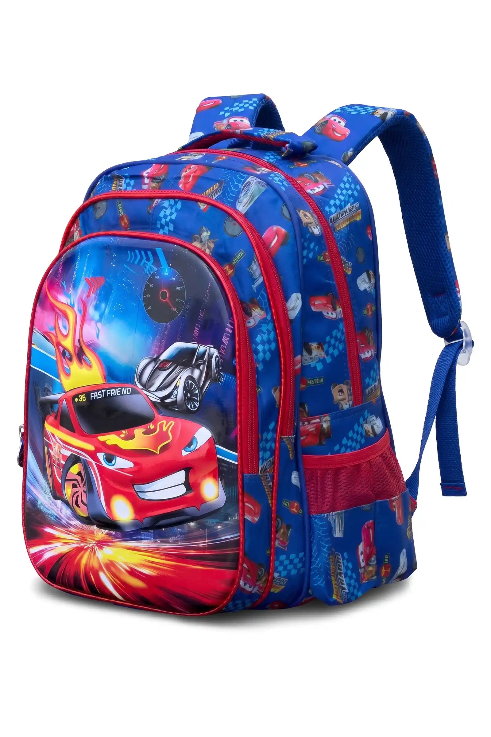 16 Inch Character Printed School Bag for 4 to 12 Years, Lightweight with Adjustable Strap Buckle