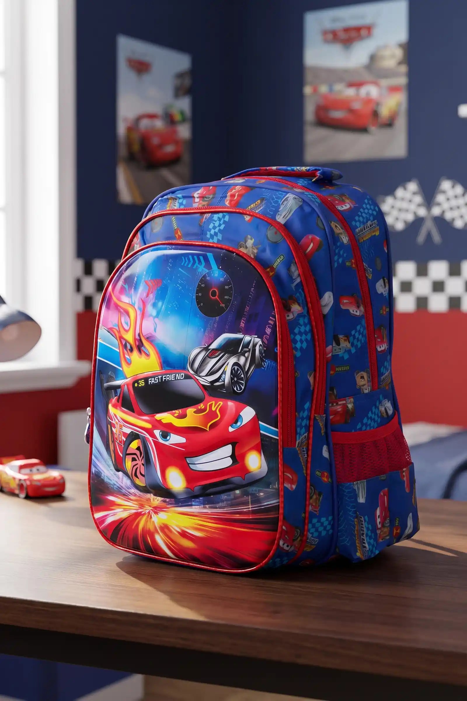 16 Inch Character Printed School Bag for 4 to 12 Years, Lightweight with Adjustable Strap Buckle