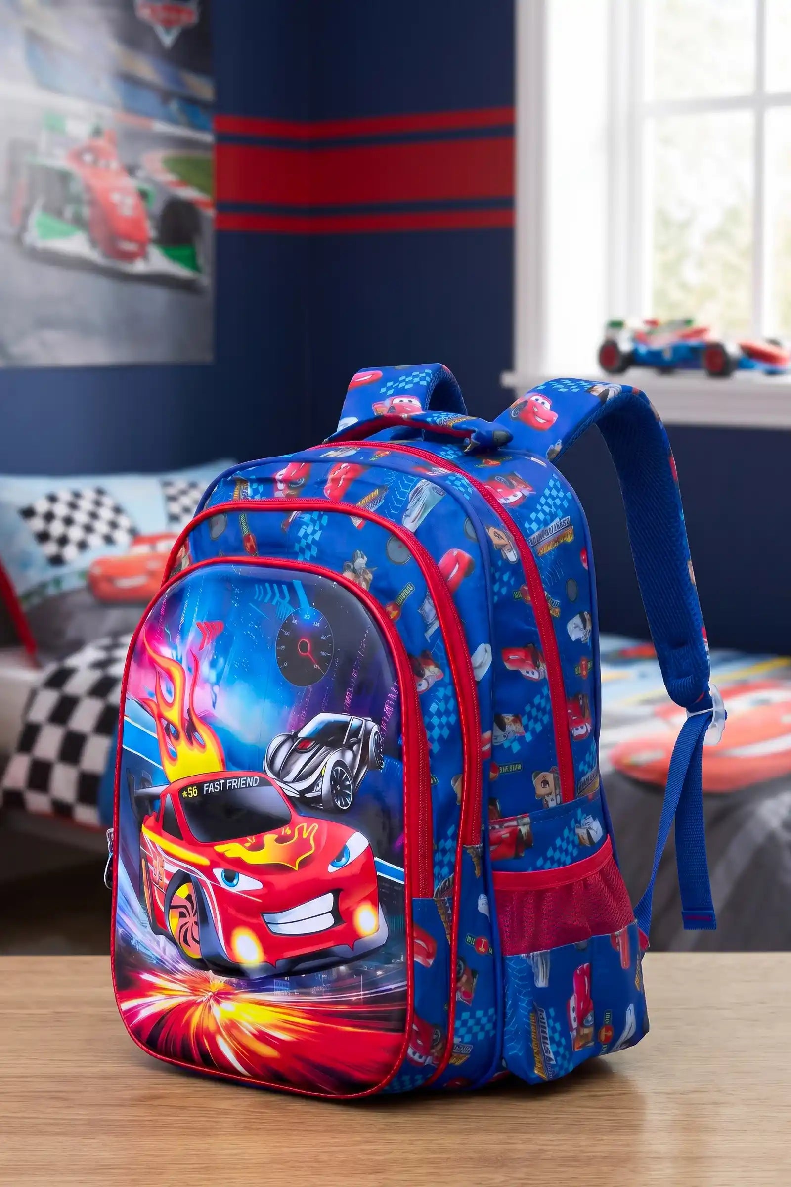 16 Inch Character Printed School Bag for 4 to 12 Years, Lightweight with Adjustable Strap Buckle
