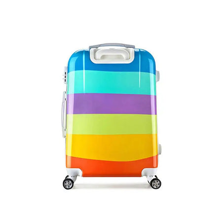 Printed Lightweight ABS Double Spinner Wheel Luggage Bags | 28 inch Size 30-35 Kg Capacity