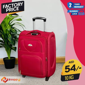 Carry On Lightweight Soft Material Luggage Bag | 20 Inch Size 7-10 Kg Capacity | 2 Wheel | 4 Wheel