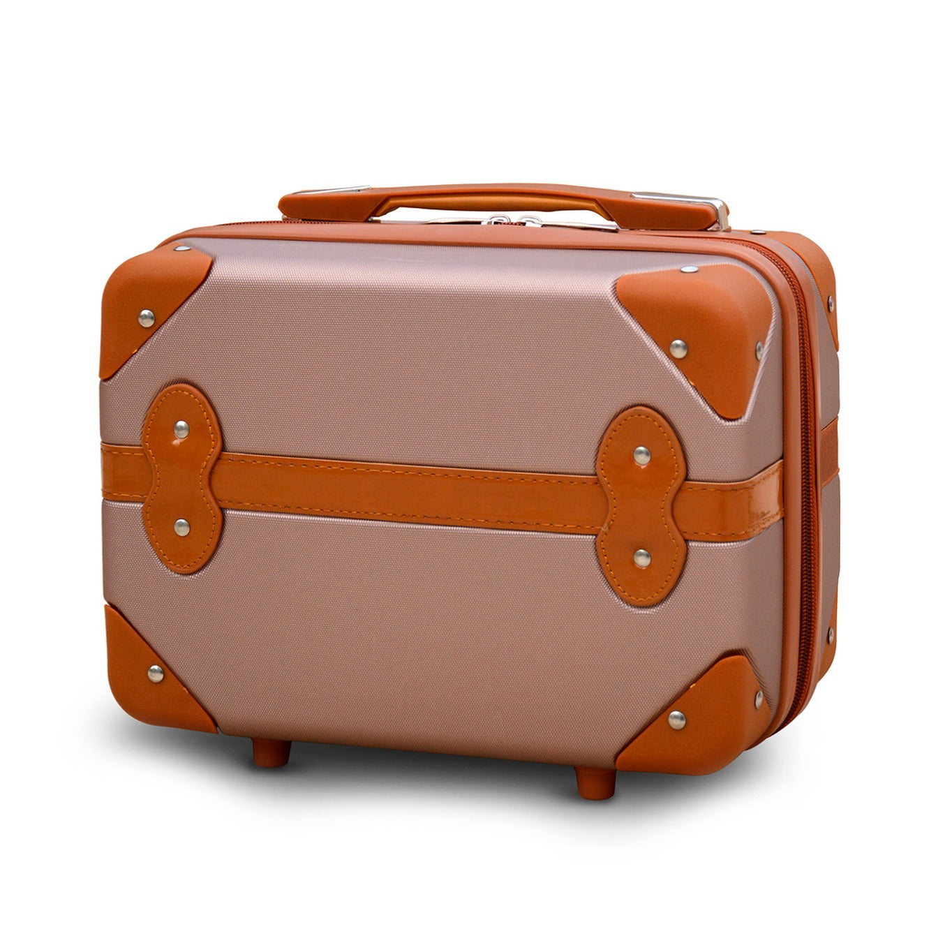 4 Piece Full Set 7” 20” 24” 28 inches Rose Gold Colour Corner Guard ABS Luggage With Spinner Wheel