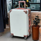 24 Inch Silver Aluminium Framed Hard Shell Without Zipper TSA Luggage Bag with Spinner Wheel