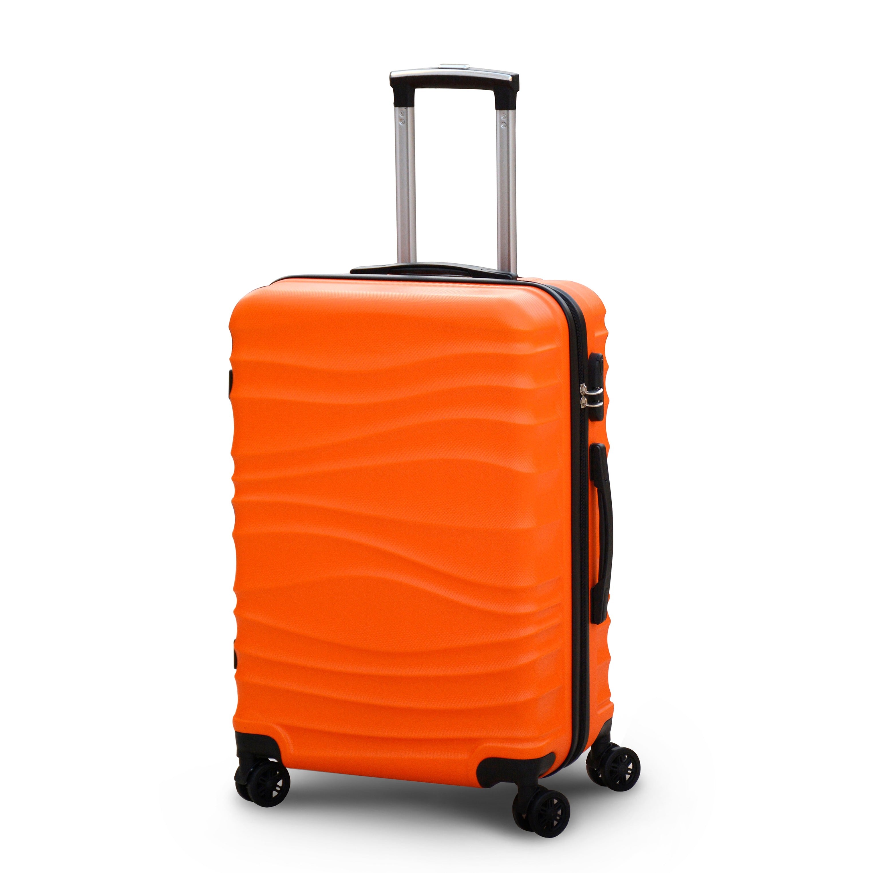 Ocean ABS Lightweight Luggage Bag with Double Spinner Wheel | 3 Piece Set 20, 24 and 28 Inch