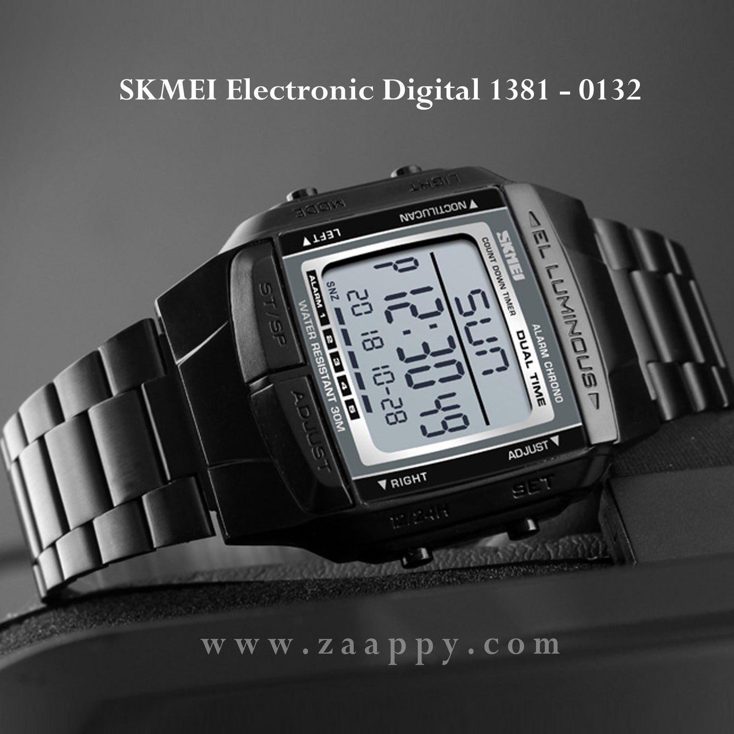 SKMEI Electronic Digital Watch 1381 For Men | Multifunctional Chronographic Watch