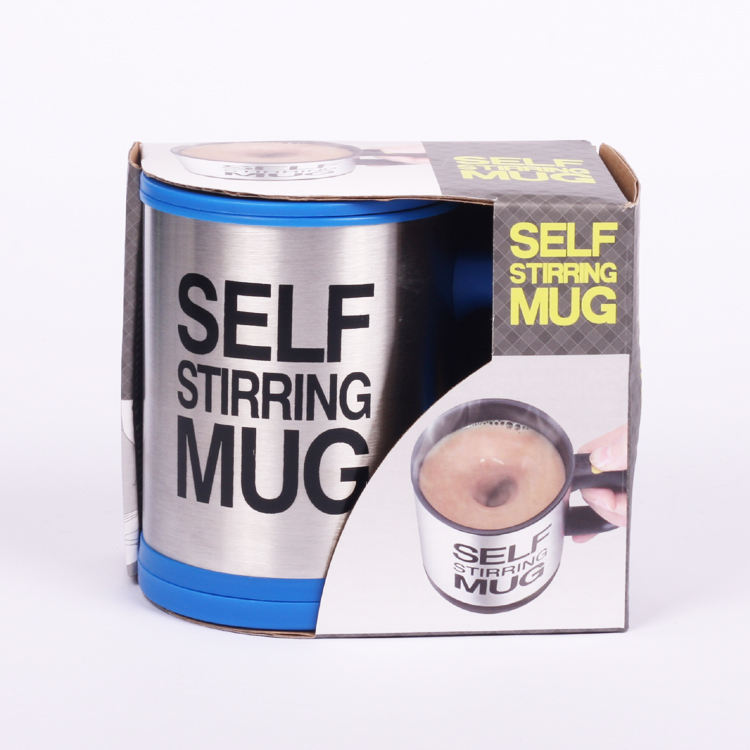 FLASH SALE ⚡ Self Stirring Electric Stainless Steel Coffee Mug | Automatic Self Mixing Cup Zaappy