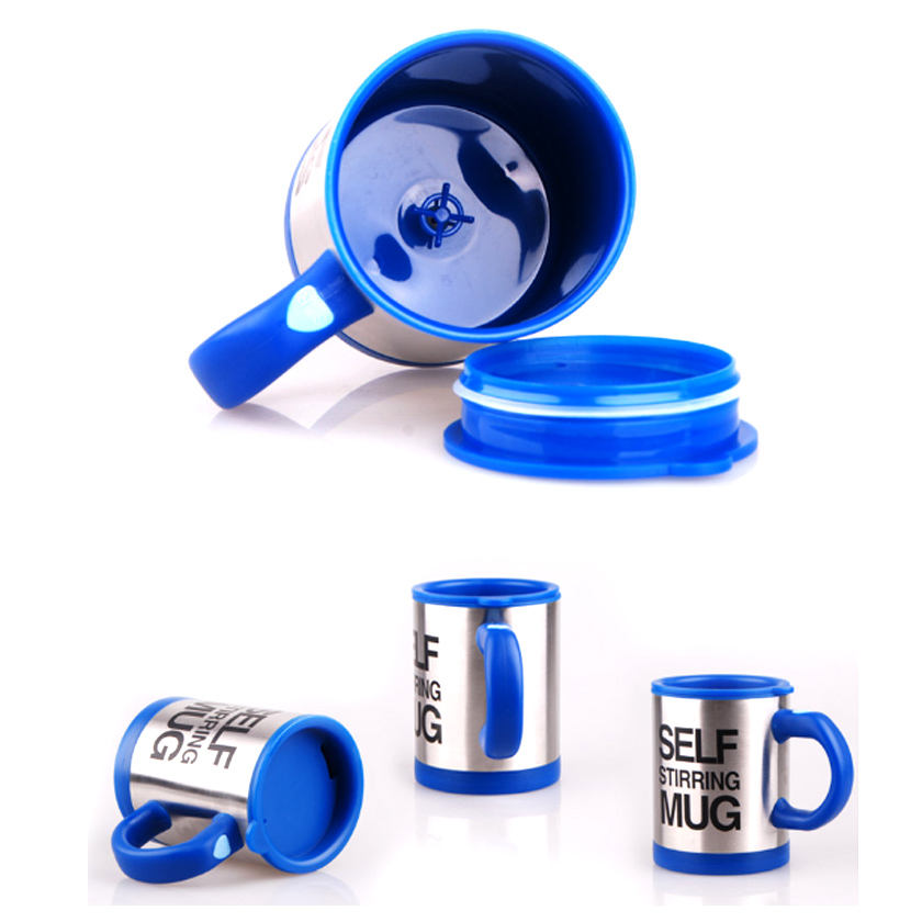 FLASH SALE ⚡ Self Stirring Electric Stainless Steel Coffee Mug | Automatic Self Mixing Cup Zaappy